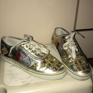 Gold Sneakers